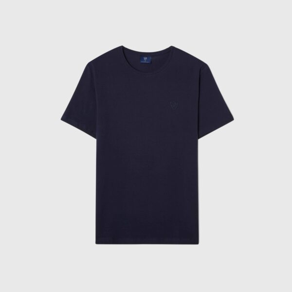T-SHIRT LITEN BRODERAD SKÖLD