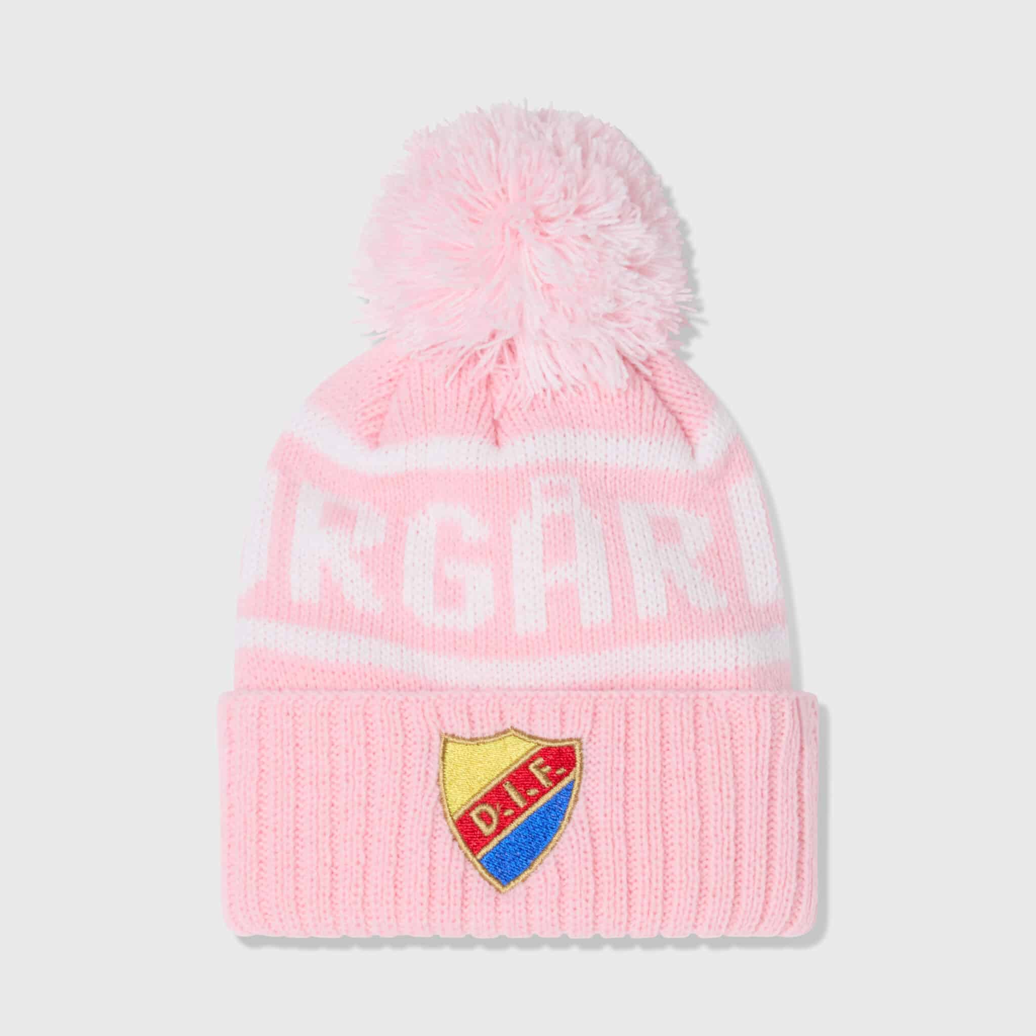 mössa pom djurgården rosa baby