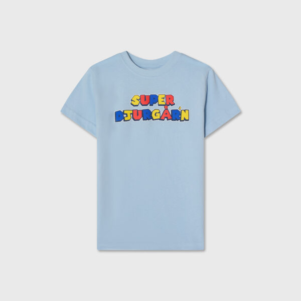 T-SHIRT LJUSBLÅ SUPER-DJURGÅR´N jr