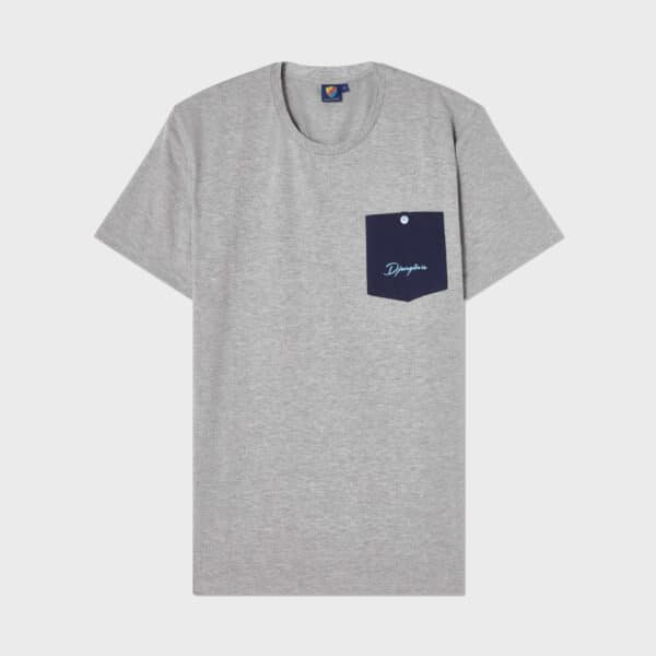 PYJAMAS T-SHIRT GRÅ POCKET DJURGÅR'N