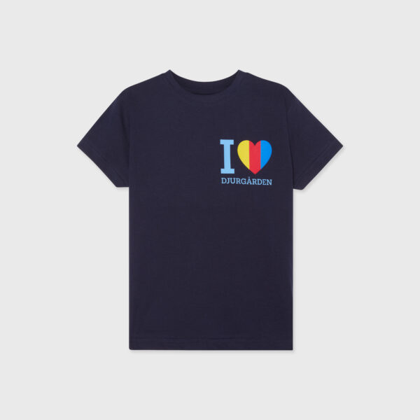T-shirt i love Djurgården jr
