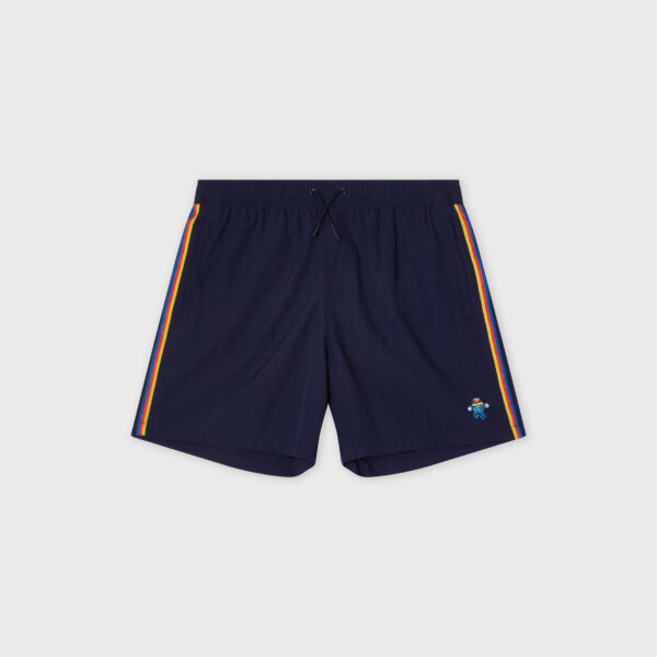 Badshorts patch gul röd blå
