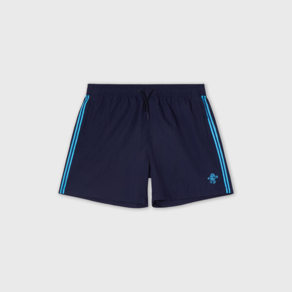 Badshorts patch Ljusblå