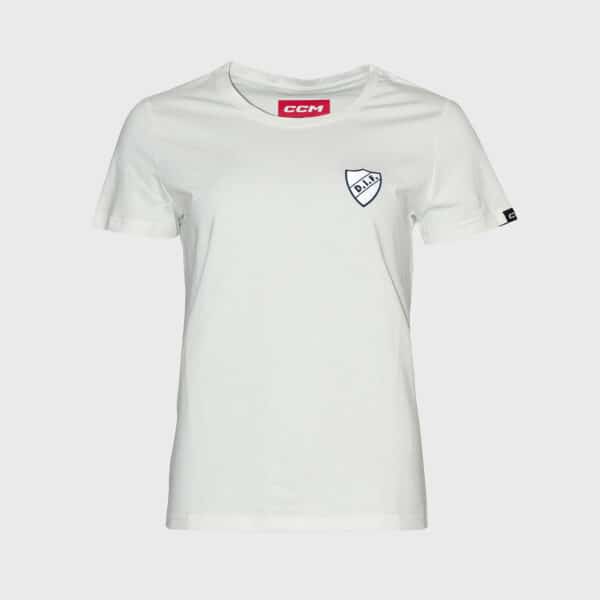CCM DAM TEE UNBLEACHED BLÅ SKÖLD