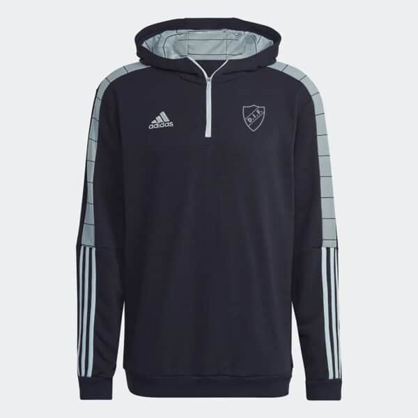 Adidas Djurgården 1/4 zip-hood sköld