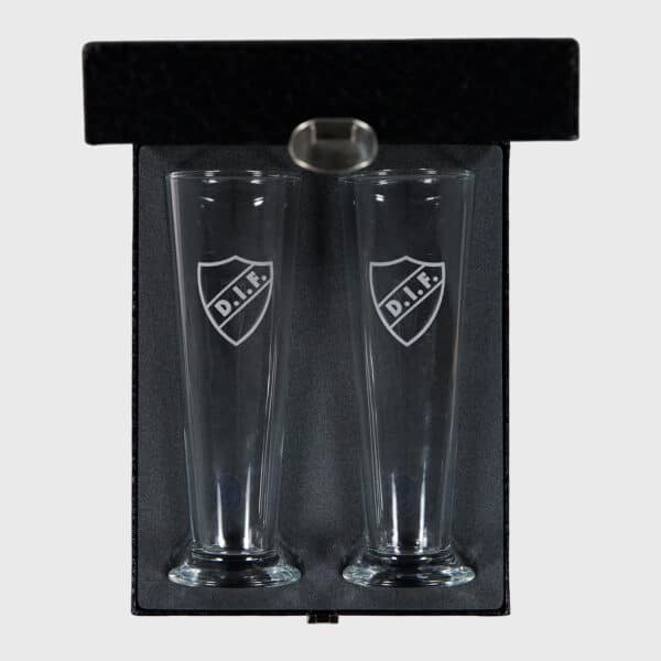 Drottningholm höga ölglas i 2-pack