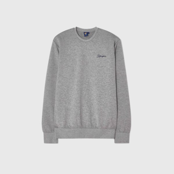 SWEATSHIRT GRÅ DJURGÅR'N SKRIVSTIL